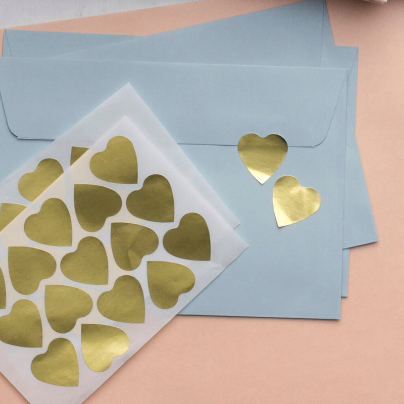 Avery Gold Small Heart Stickers Book Pack of 70 – view 2