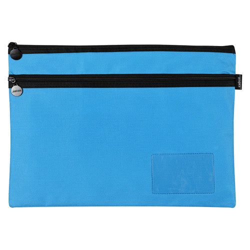 Celco Pencil Case Marine Blue 2 Zip Large