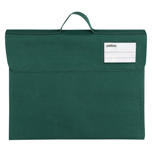 Celco Library Bag Dark Green Pack of 10