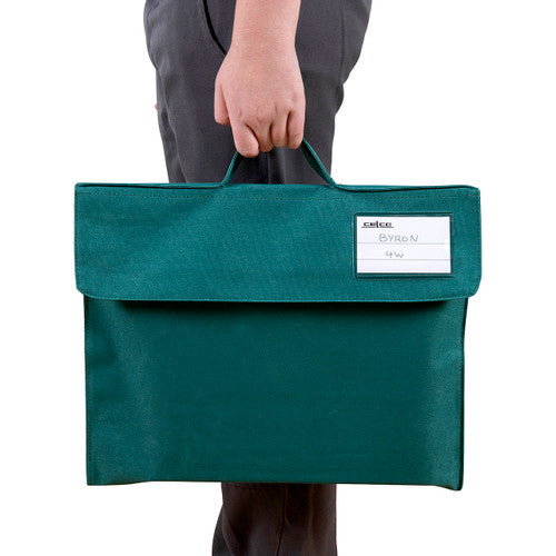 Celco Library Bag Dark Green Pack of 10