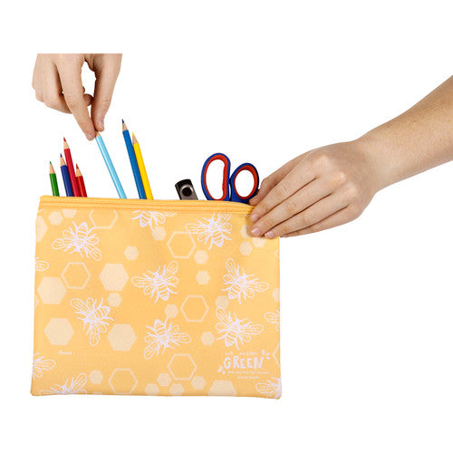 Celco We Mean Green Pencil Cases Assorted Pack of 12