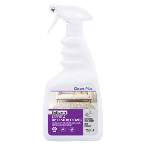 Clean Plus Bioenzyme Carpet and Upholstery Cleaner 750ml Pack of 12