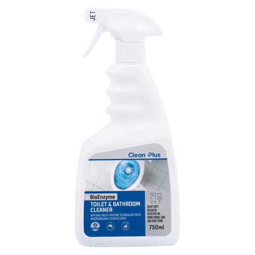 Clean Plus Bioenzyme Toilet and Bathroom Cleaner 750ml Pack of 12