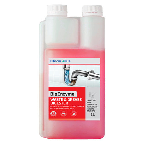 Clean Plus Bioenzyme Waste and Grease Digester 1L Pack of 6