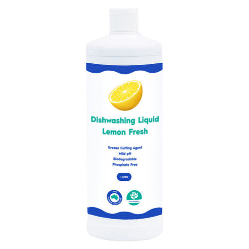 Clean Plus Dishwashing Liquid Lemon Fresh 1L Pack of 12