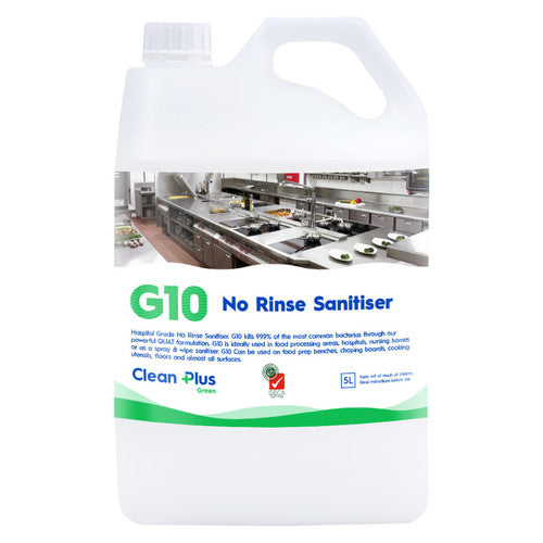 Clean Plus G10 No Rinse Sanitiser 5L
