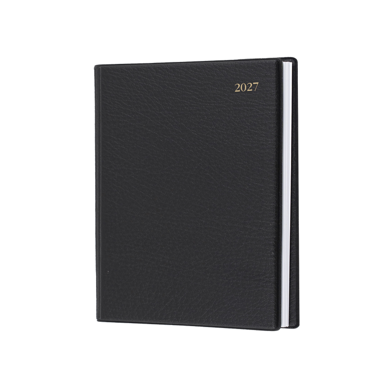 Debden Associate 2027 A4 Day to a Page Diary Black front cover