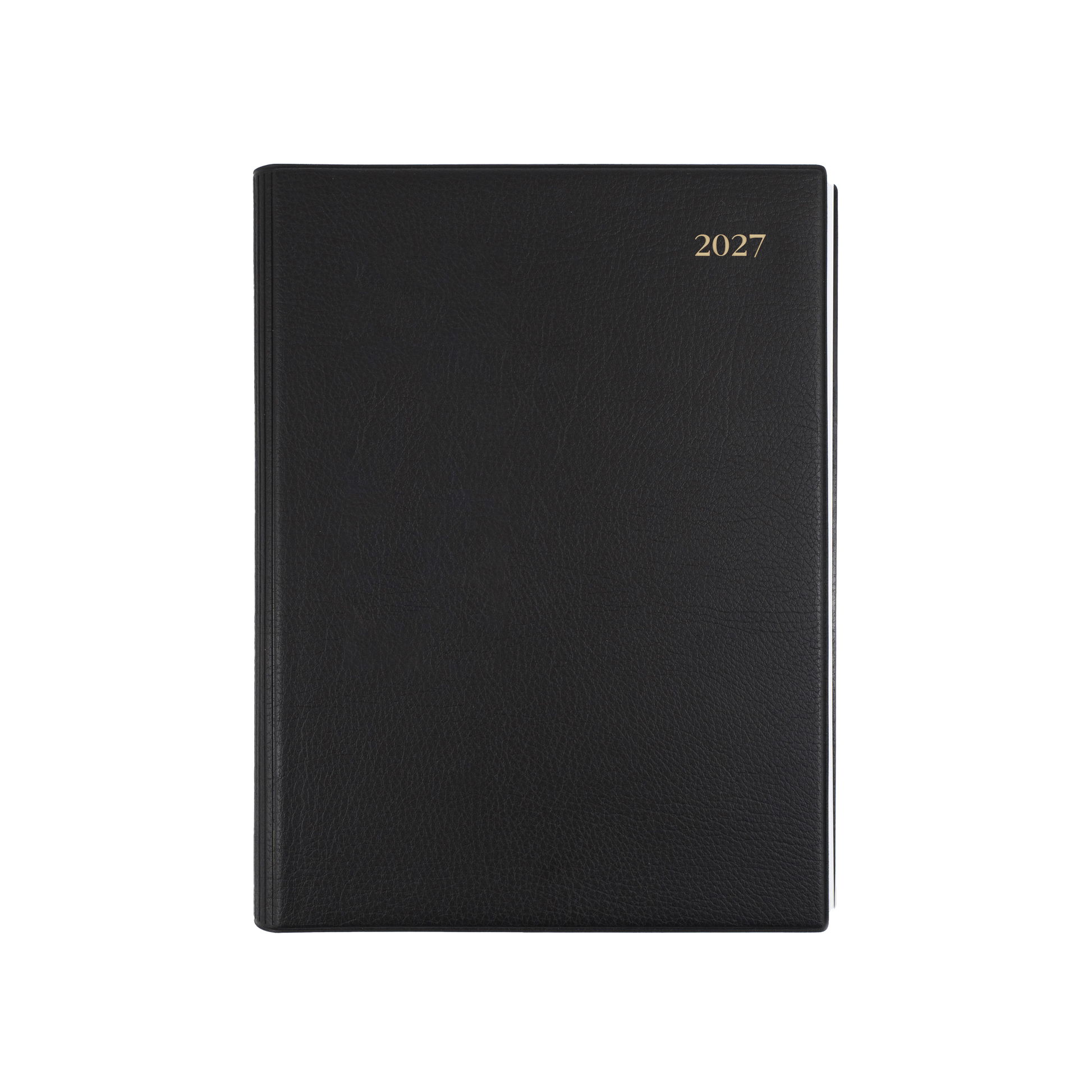 Debden Associate 2027 A4 week to view diary black cover angled view