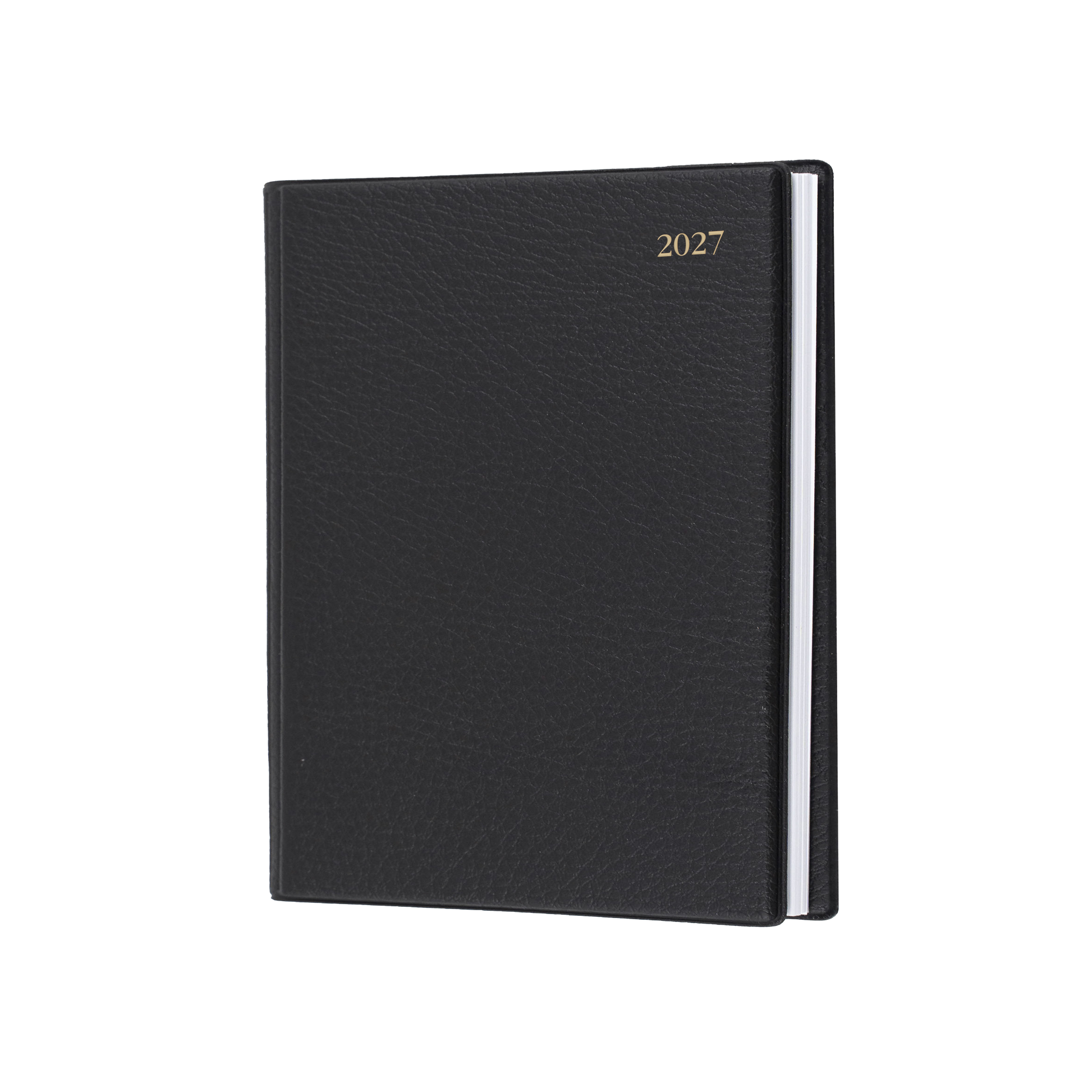 Debden Associate 2027 A5 Day to a Page Diary Black front cover