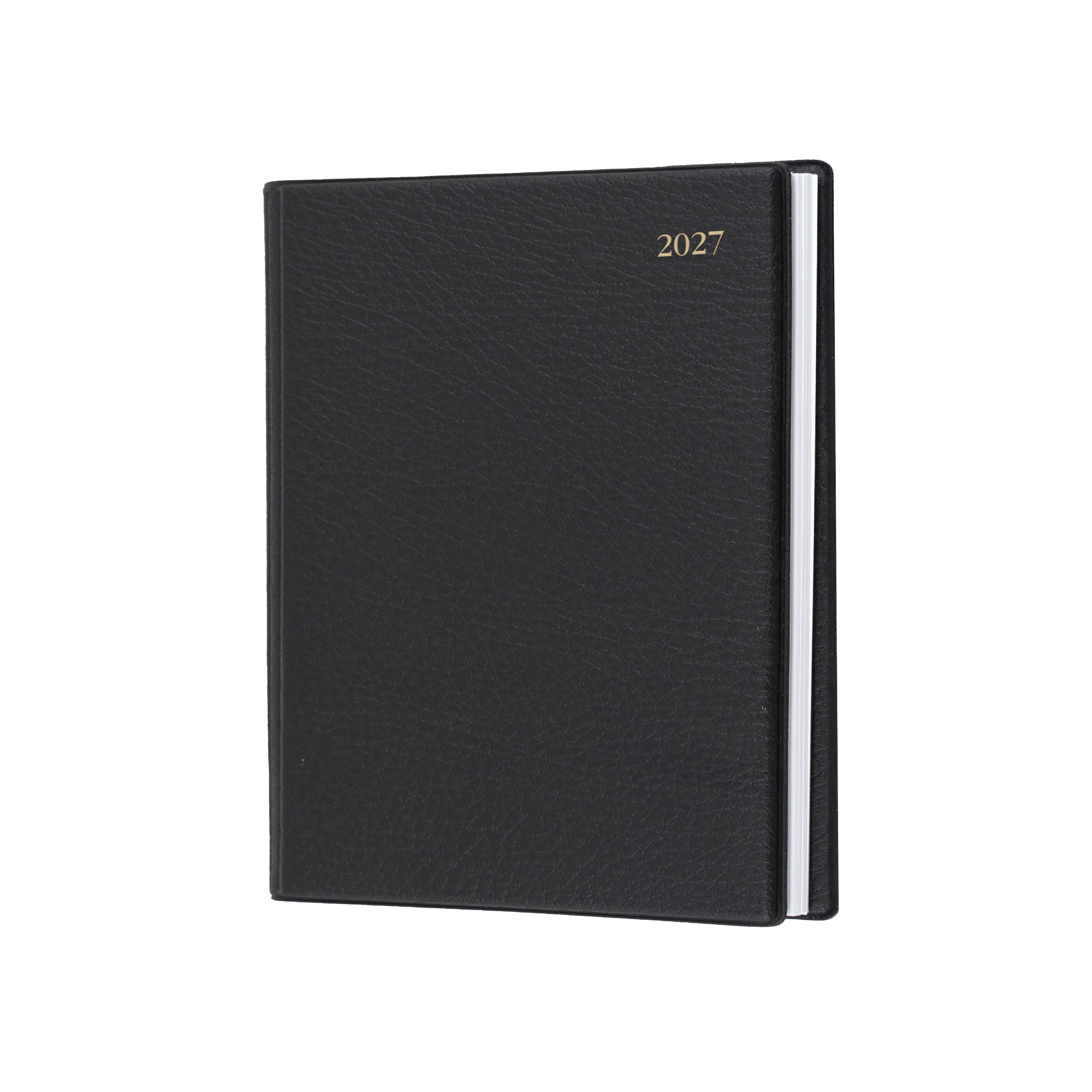 Debden Associate 2027 A5 Day to a Page Diary Black front cover