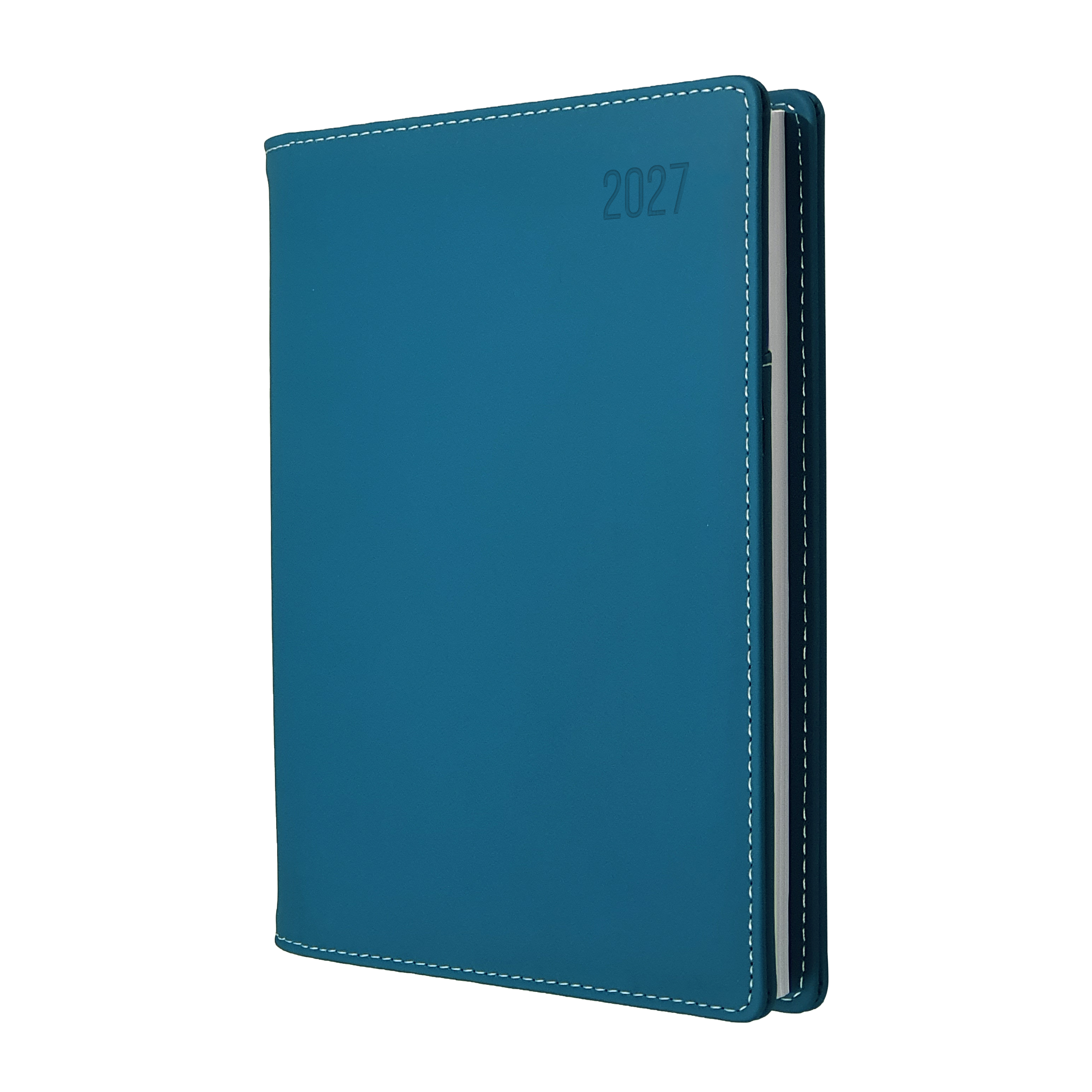 Debden Associate II 2027 A4 Week to View Diary Teal front cover
