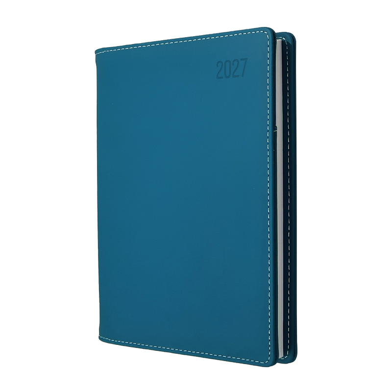 Debden Associate II 2027 A4 Week to View Diary Teal front cover