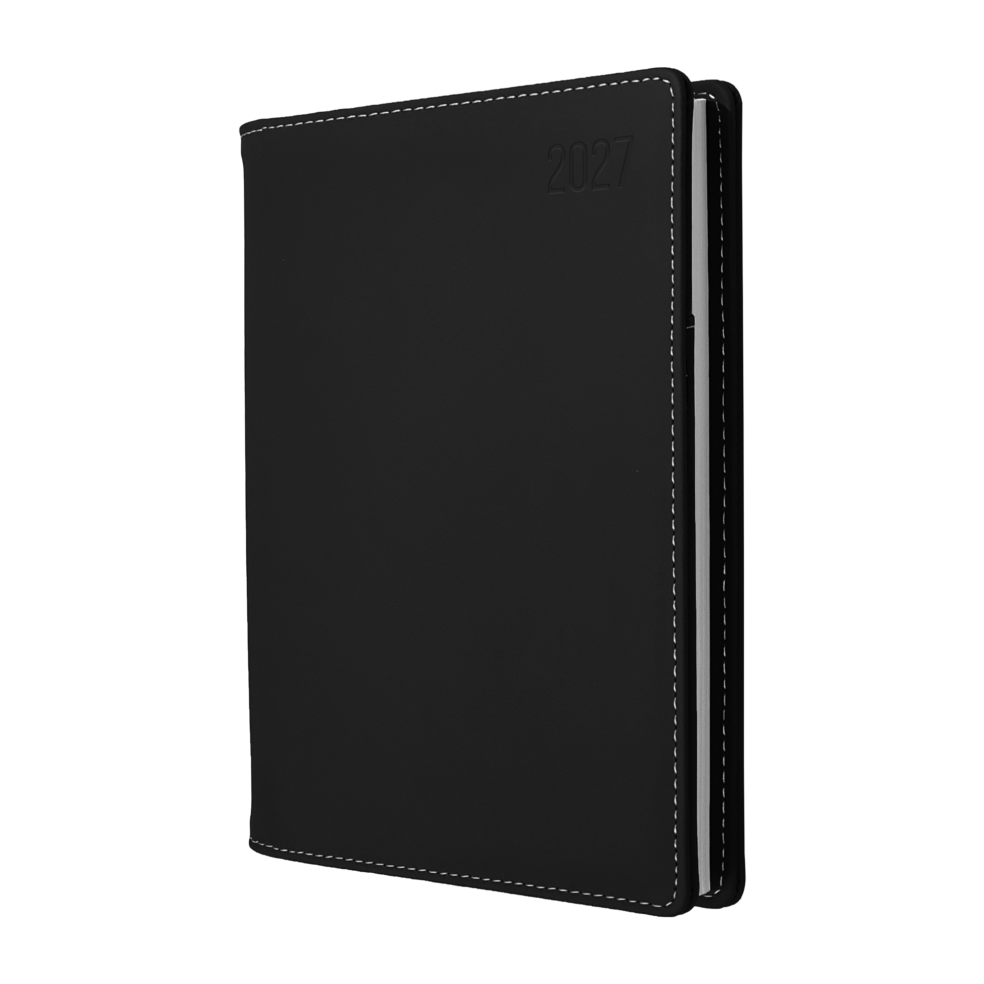 Debden Associate II 2027 A5 Day to a Page Diary Black front cover