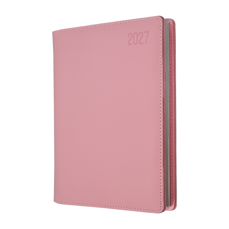 Debden Associate II 2027 A5 Week to View Diary Pink front cover