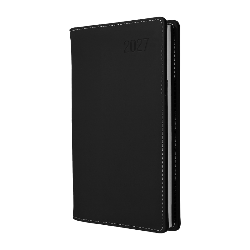 Debden Associate II 2027 B6/7 Week to View Diary Black front cover