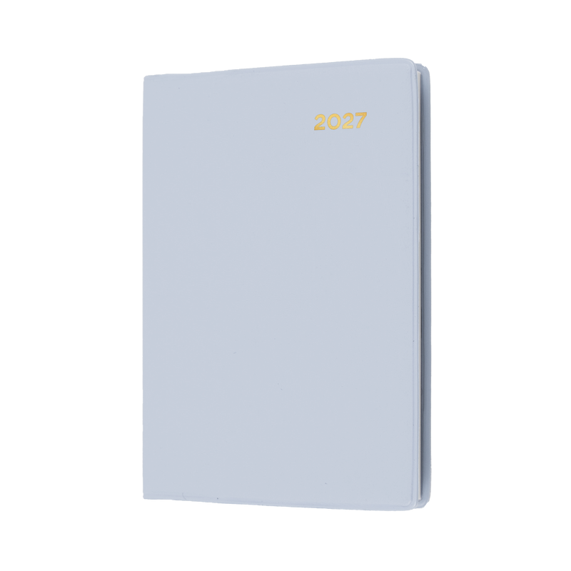 Collins Belmont 2027 A7 Pocket Week to View Diary Grey front cover