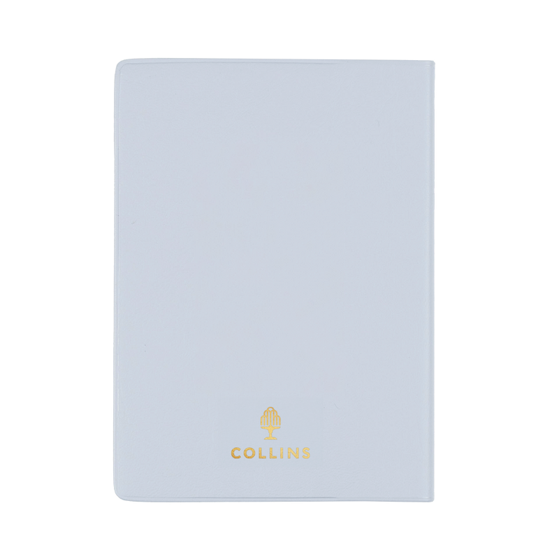 Collins Belmont 2027 A7 pocket week to view diary grey interior layout