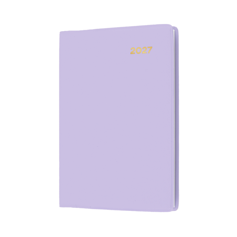 Collins Belmont 2027 A7 Pocket Week to View Diary Lilac front cover