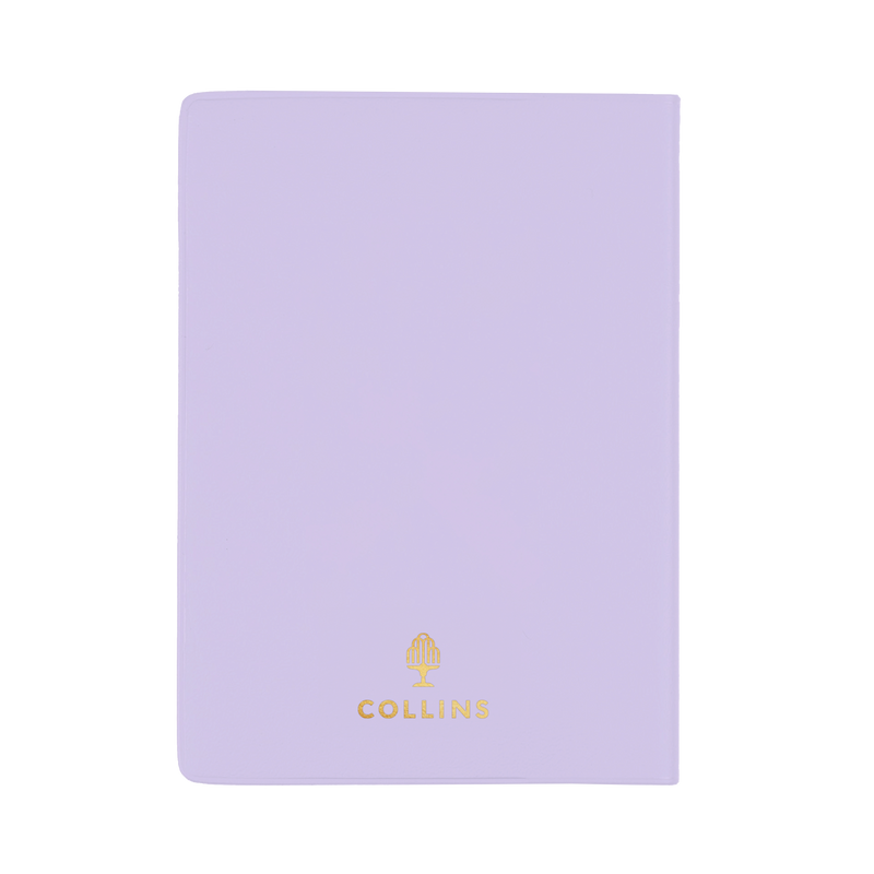 Collins Belmont 2027 A7 pocket week to view diary lilac interior layout