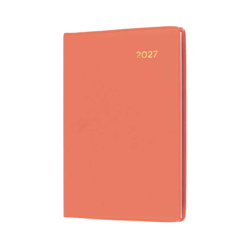 Collins Belmont 2027 A7 Pocket Week to View Diary Orange front cover