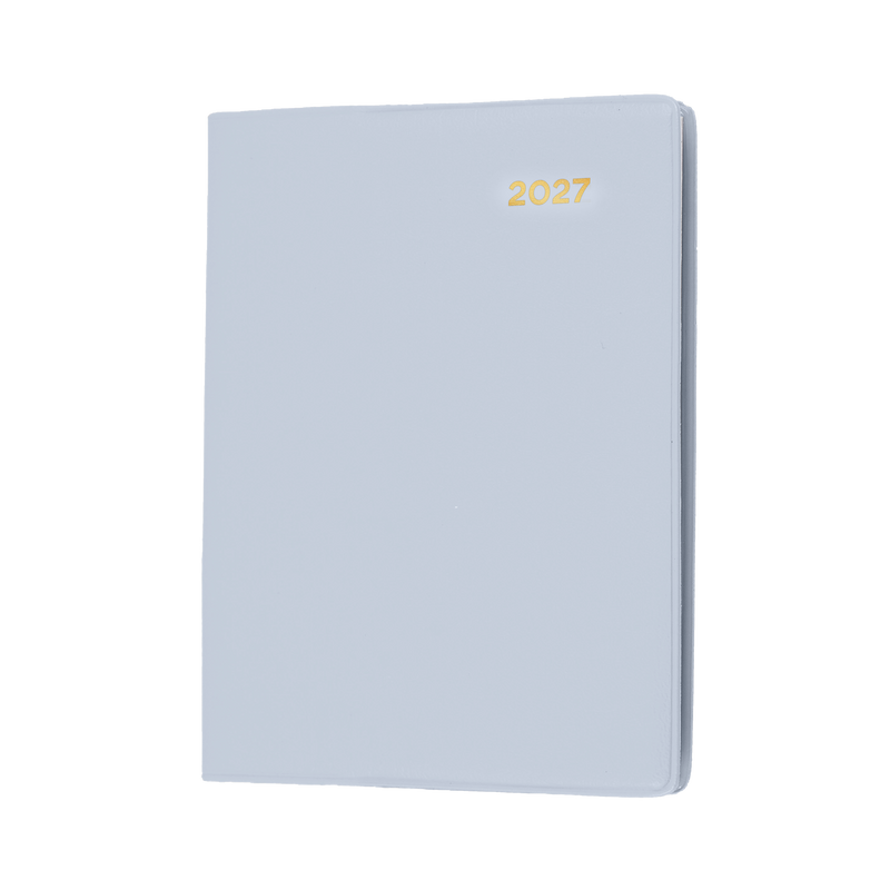 Collins Belmont 2027 A7 Pocket Week to View with Pencil Diary Grey front cover