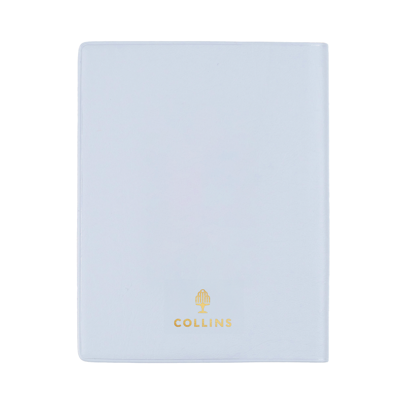Collins Belmont 2027 A7 pocket week to view with pencil diary grey interior layout