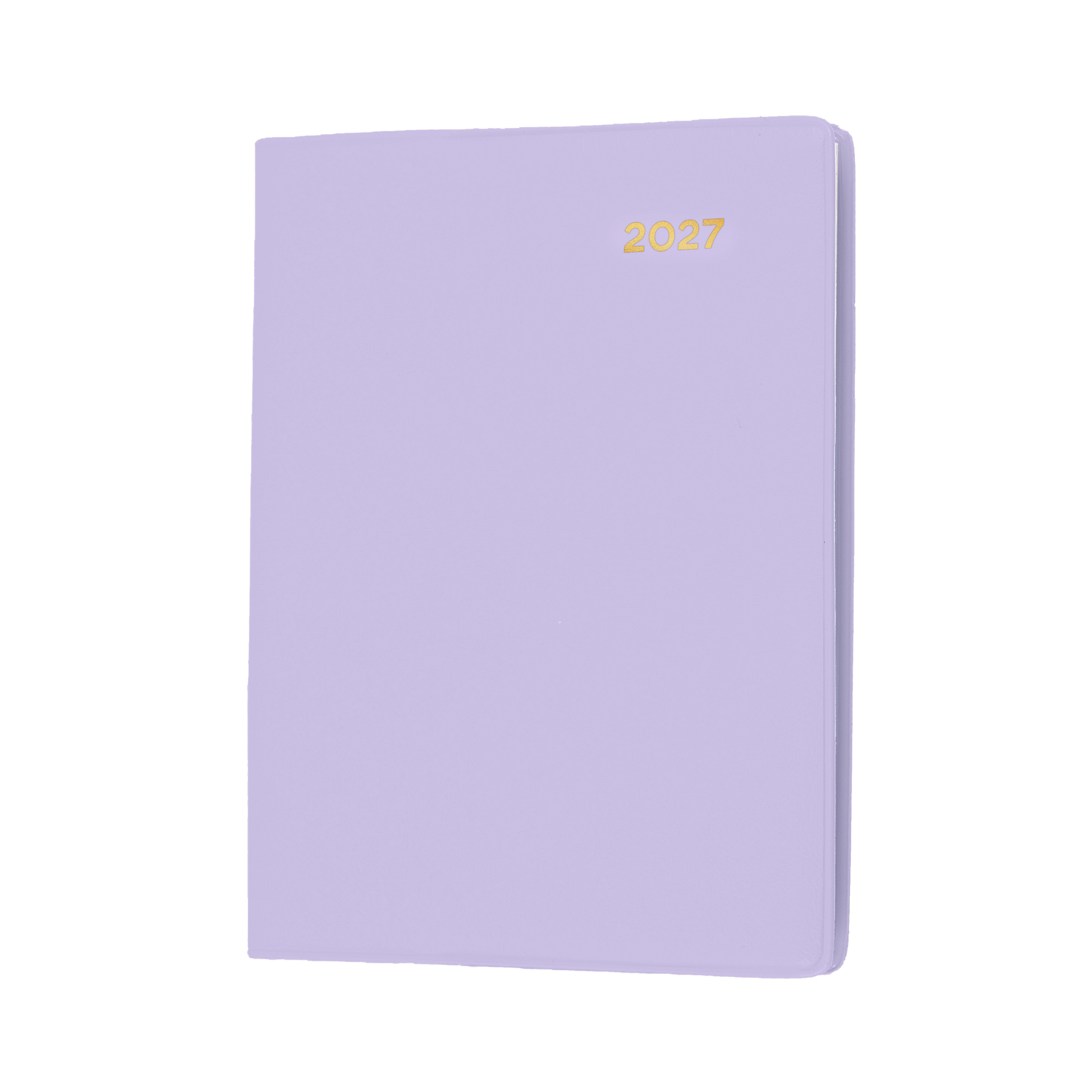 Collins Belmont 2027 A7 Pocket Week to View with Pencil Diary Lilac front cover