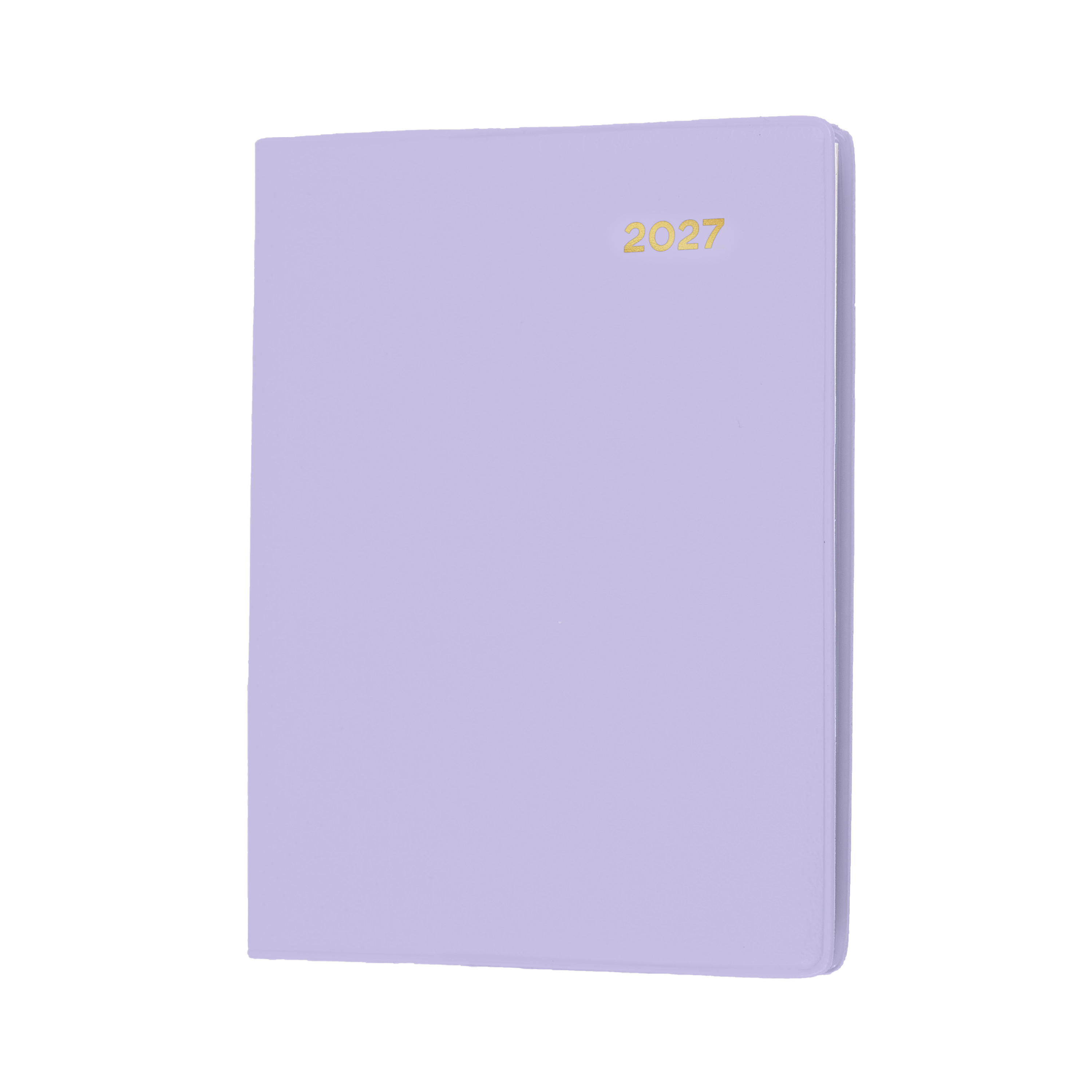 Collins Belmont 2027 A7 Pocket Week to View with Pencil Diary Lilac front cover