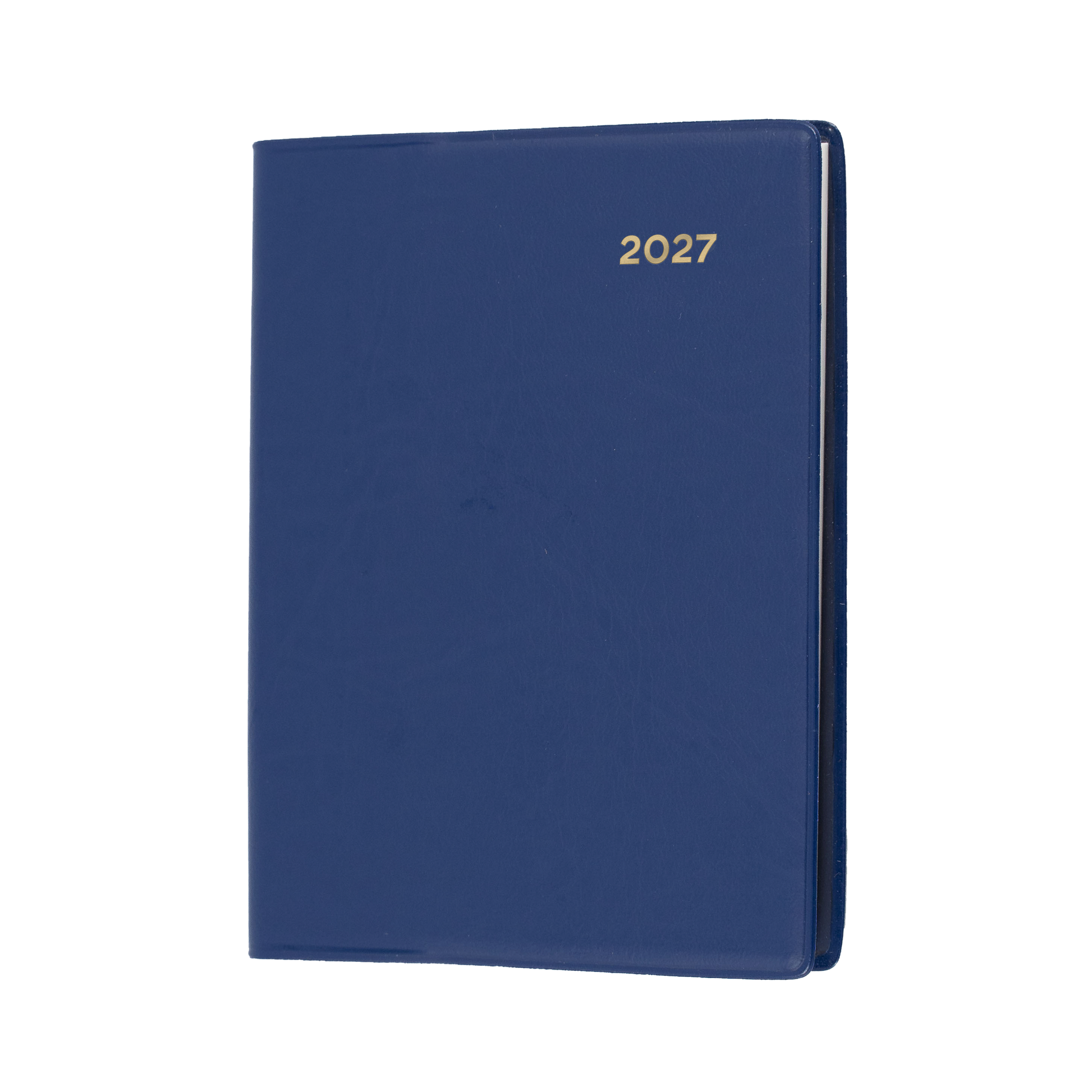 Collins Belmont 2027 A7 Pocket Week to View Diary with Pencil Navy front cover