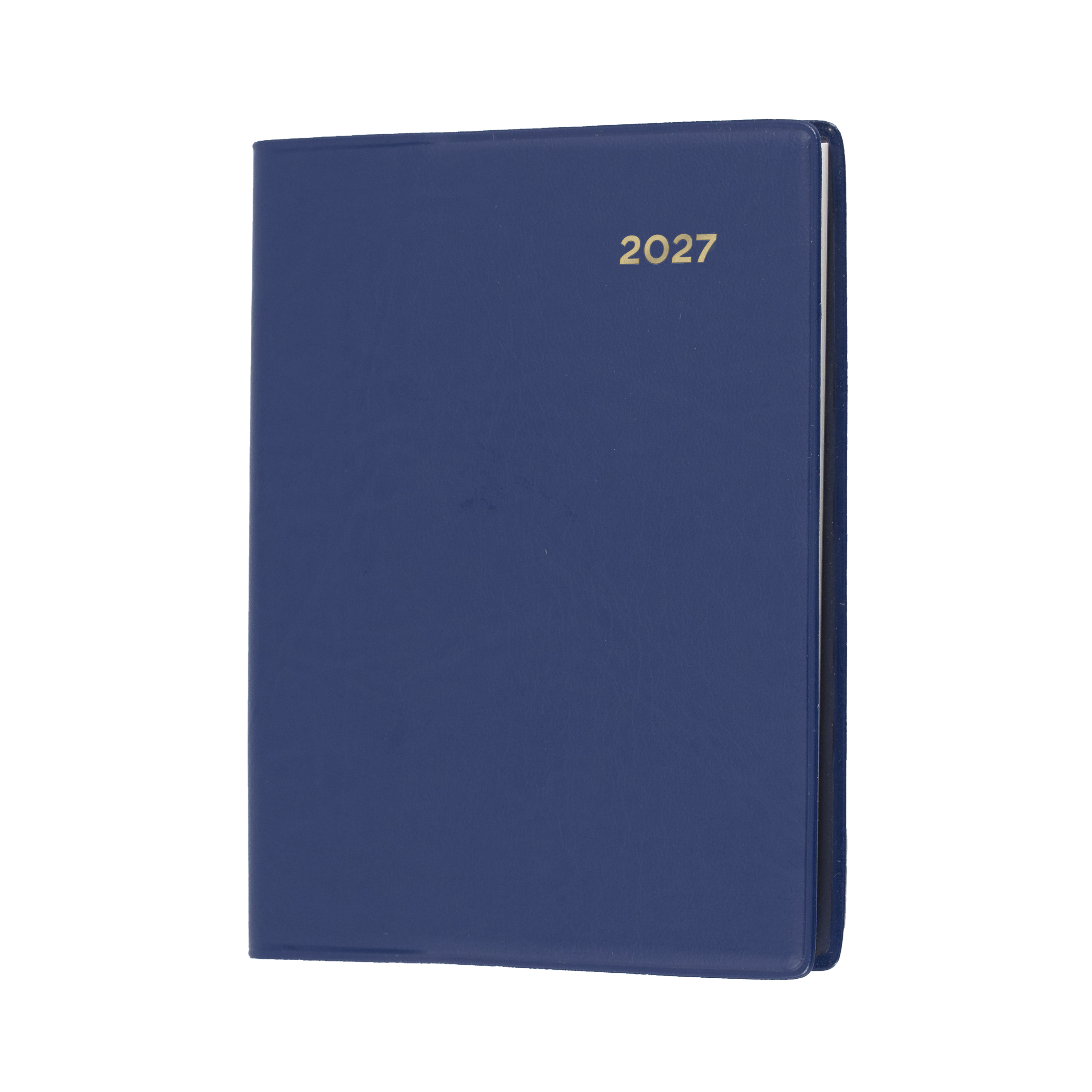 Collins Belmont 2027 A7 Pocket Week to View Diary with Pencil Navy front cover