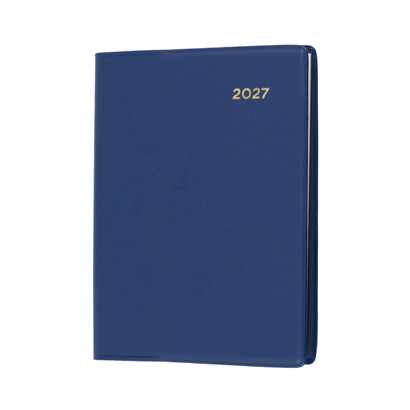 Collins Belmont 2027 A7 Pocket Week to View Diary with Pencil Navy front cover
