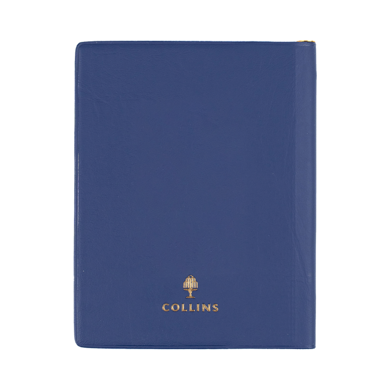 Collins Belmont 2027 A7 Pocket Week to View Diary with Pencil Navy interior week to view layout