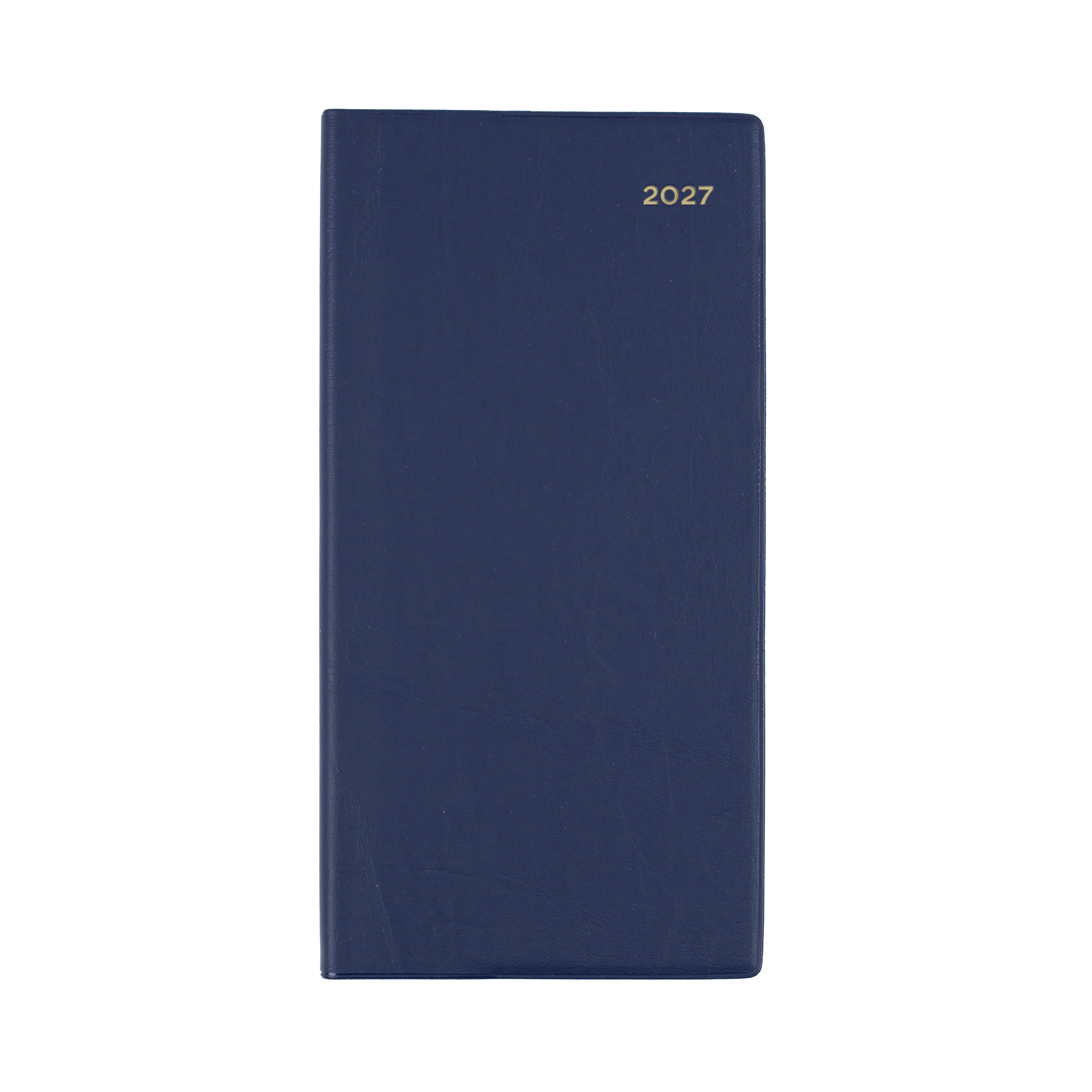 Collins Belmont 2027 B6/7 Landscape Week to View Diary Navy angled view