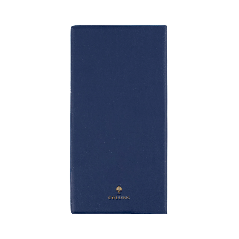 Collins Belmont 2027 B6/7 Landscape Week to View Diary Navy interior week to view layout