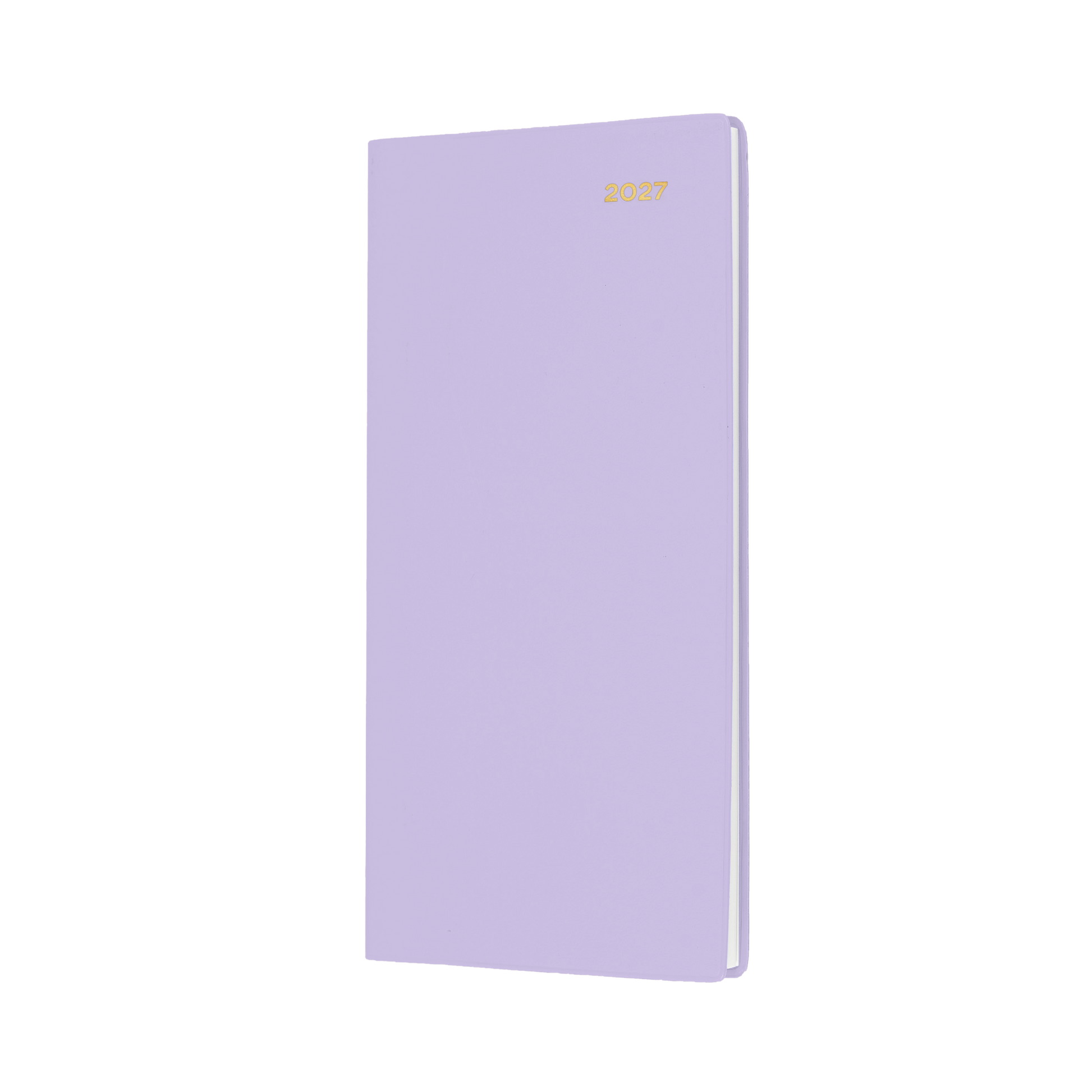 Collins Belmont 2027 B6/7 Slimline Week to View Diary Lilac front cover