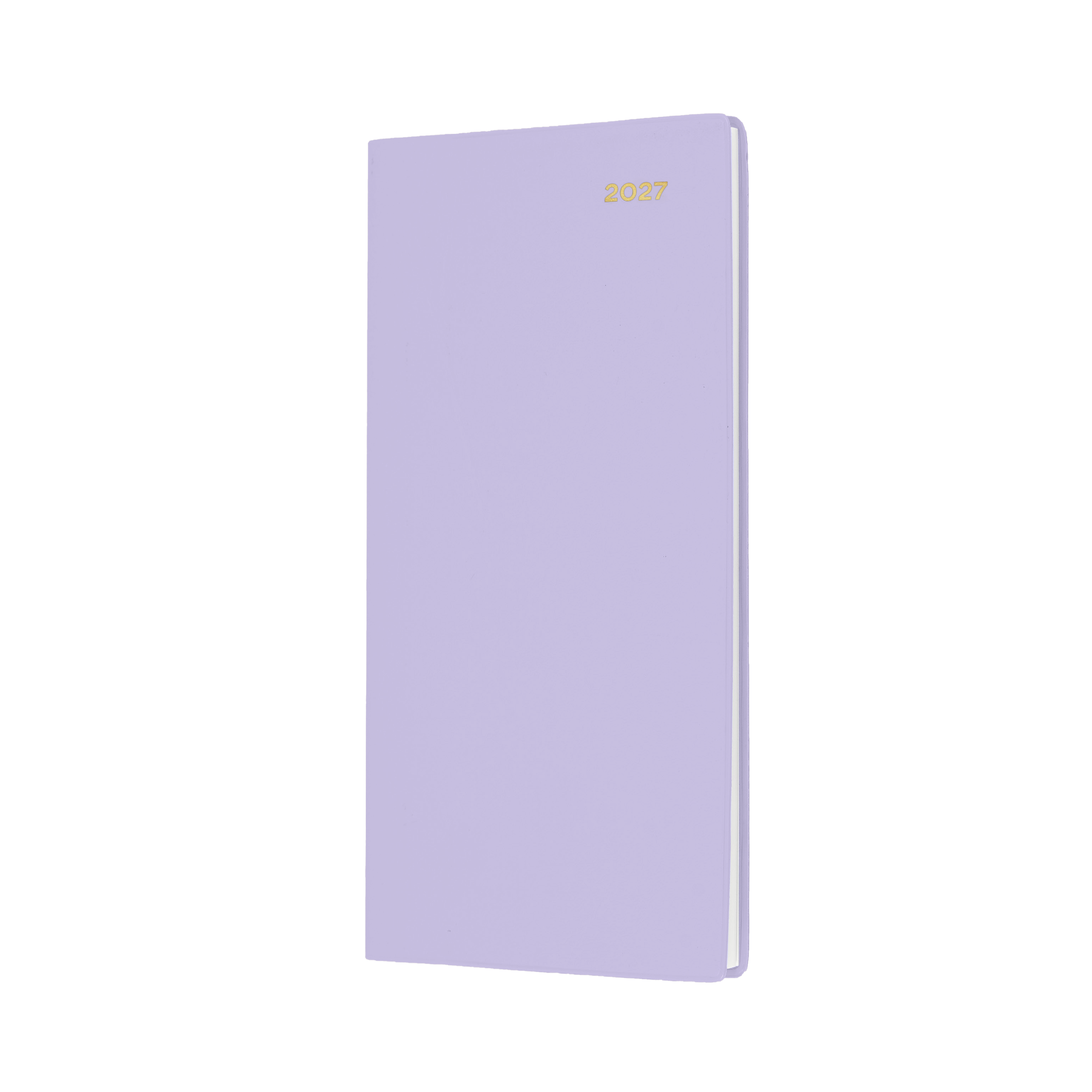 Collins Belmont 2027 B6/7 Slimline Week to View Diary Lilac front cover