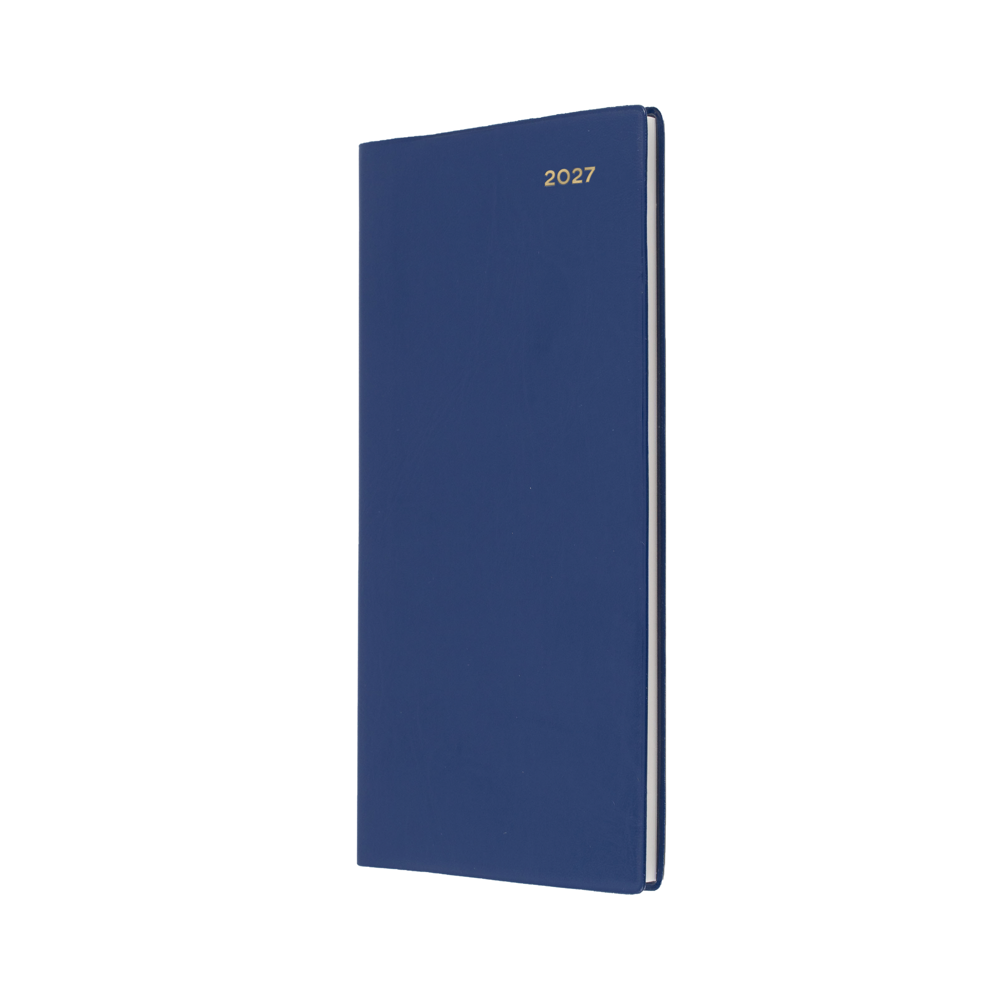 Collins Belmont 2027 B6/7 Slimline Week to View Diary Navy front cover