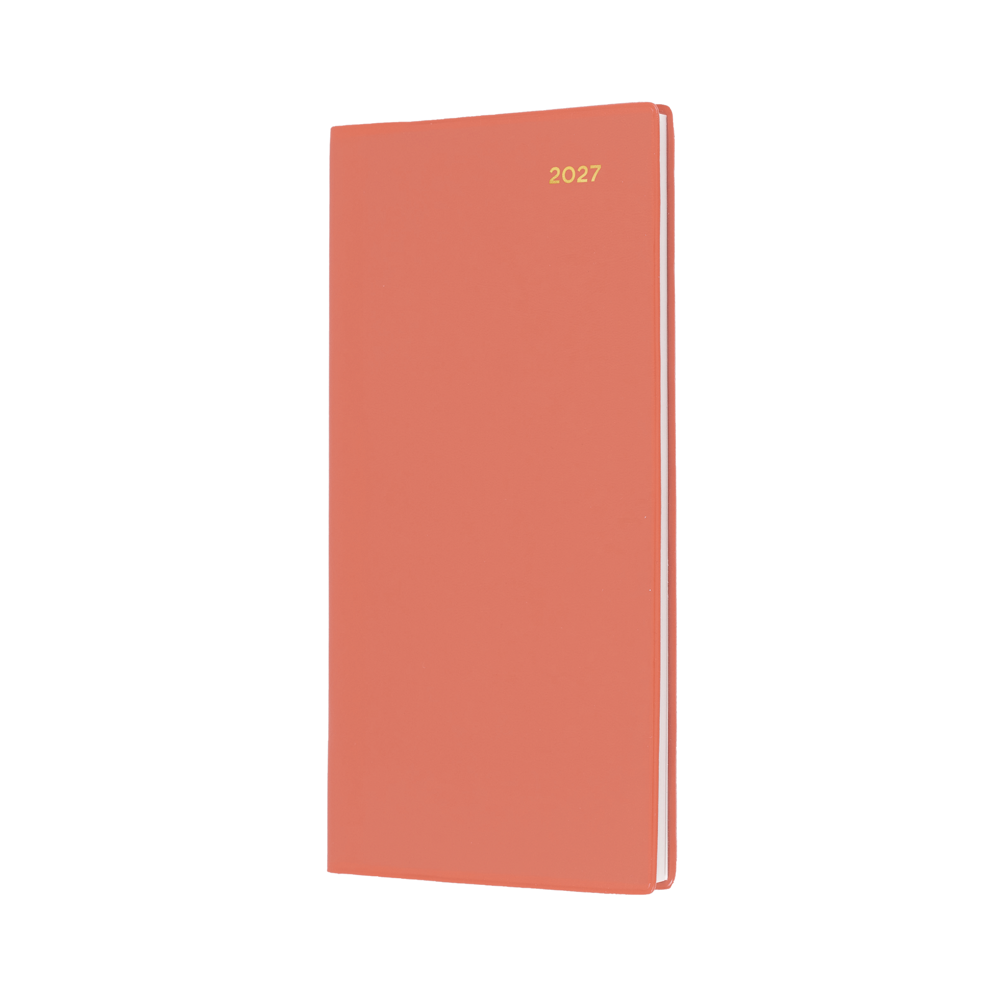 Collins Belmont 2027 B6/7 Slimline Week to View Diary Orange front cover