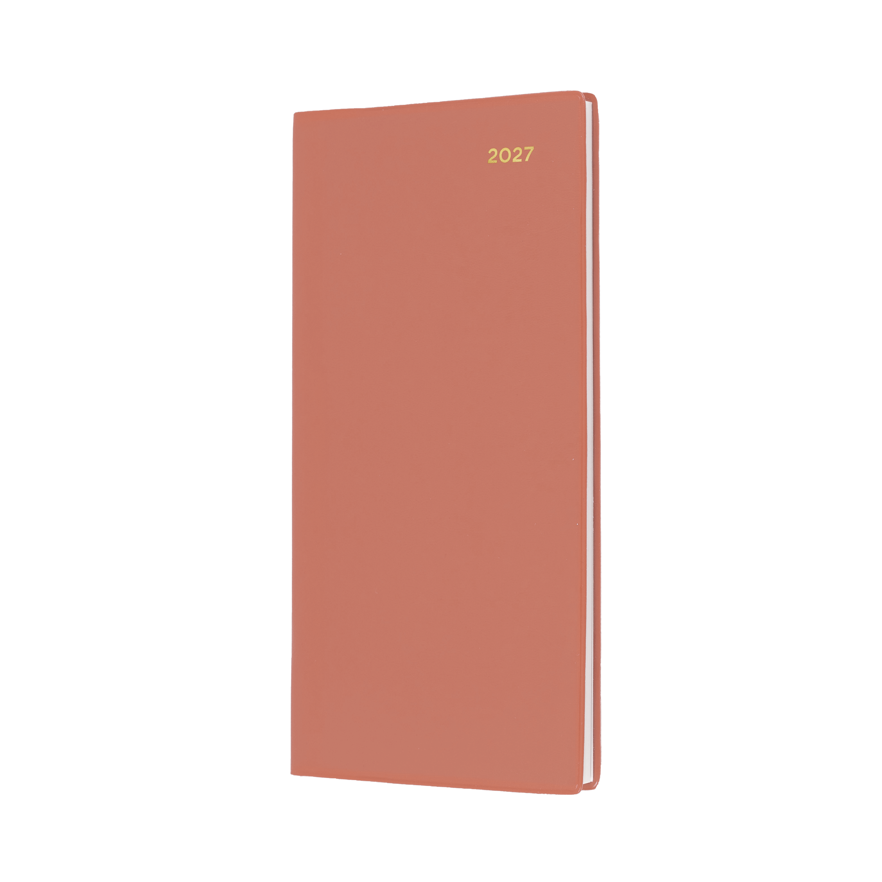 Collins Belmont 2027 B6/7 Slimline Week to View Diary Orange front cover