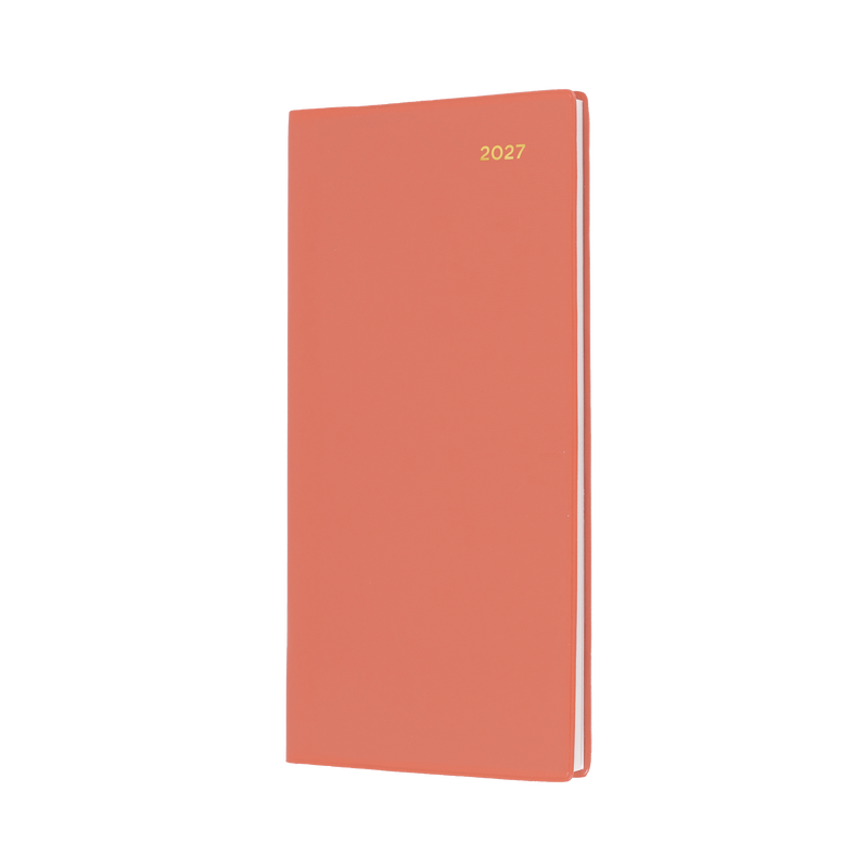 Collins Belmont 2027 B6/7 Slimline Week to View Diary Orange front cover
