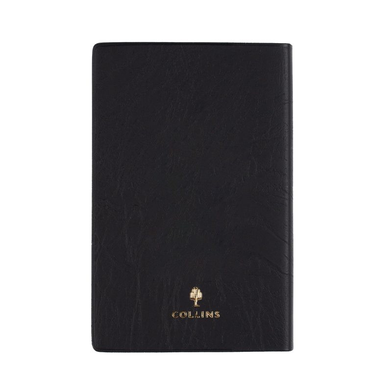 Collins Belmont 2027 B7R Day to Page Diary Black interior day to page layout