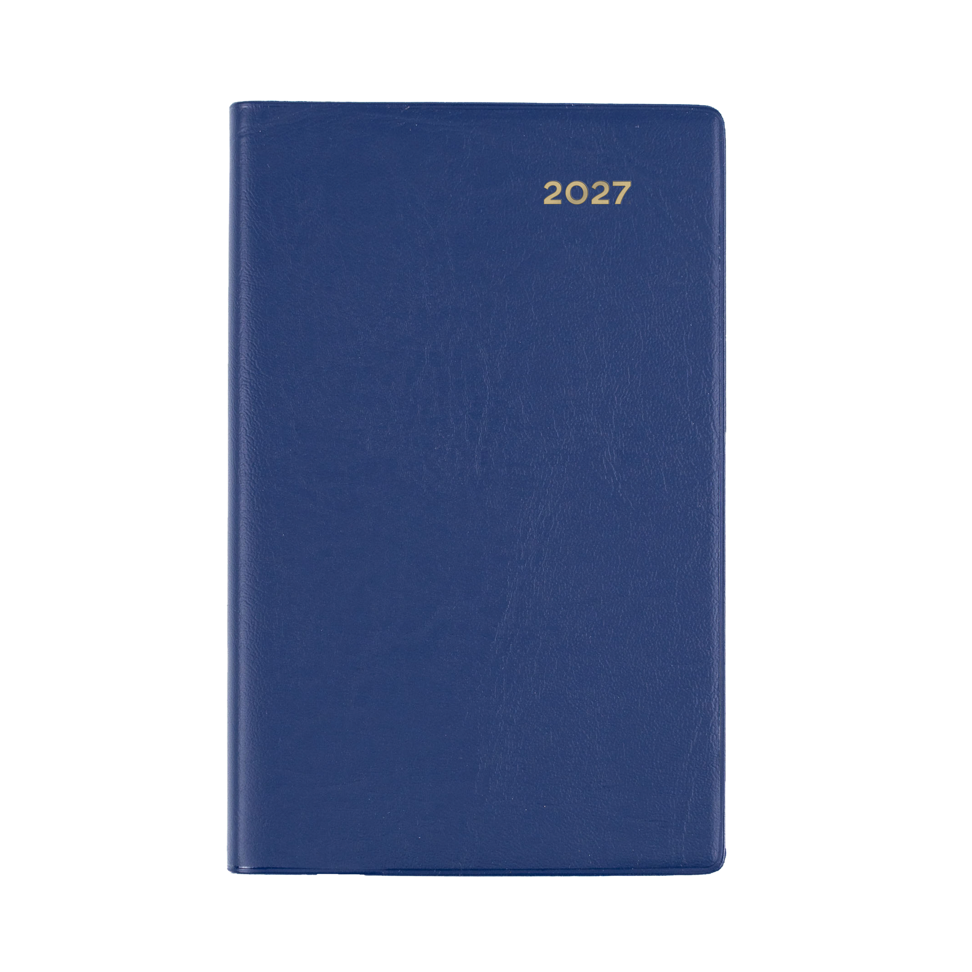 Collins Belmont 2027 B7R Day to Page Diary Navy angled view
