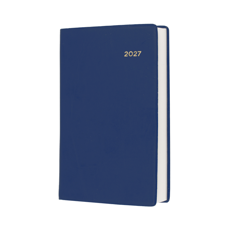 Collins Belmont 2027 B7R Day to Page Diary Navy front cover