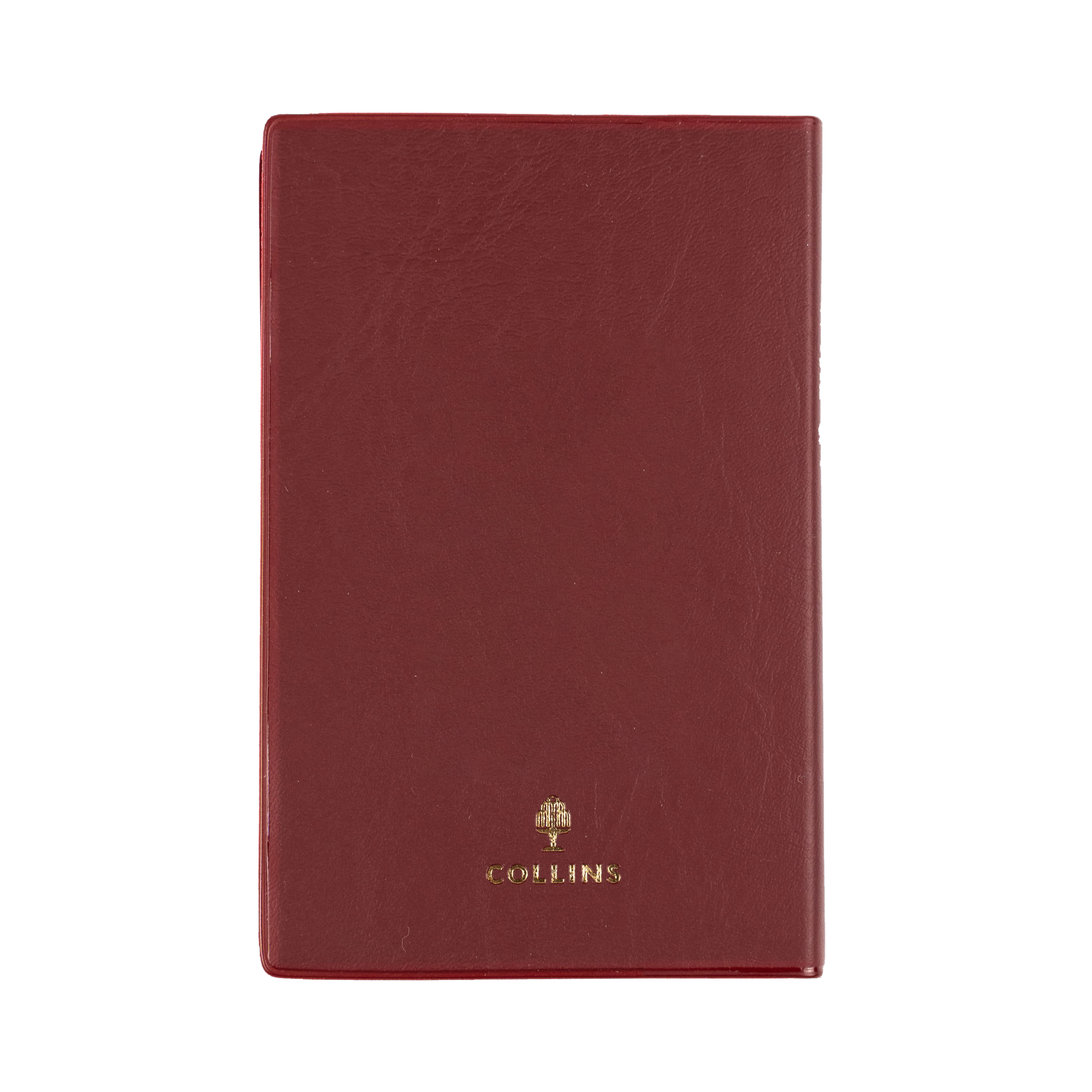 Collins Belmont 2027 B7R pocket week to view diary burgundy interior layout
