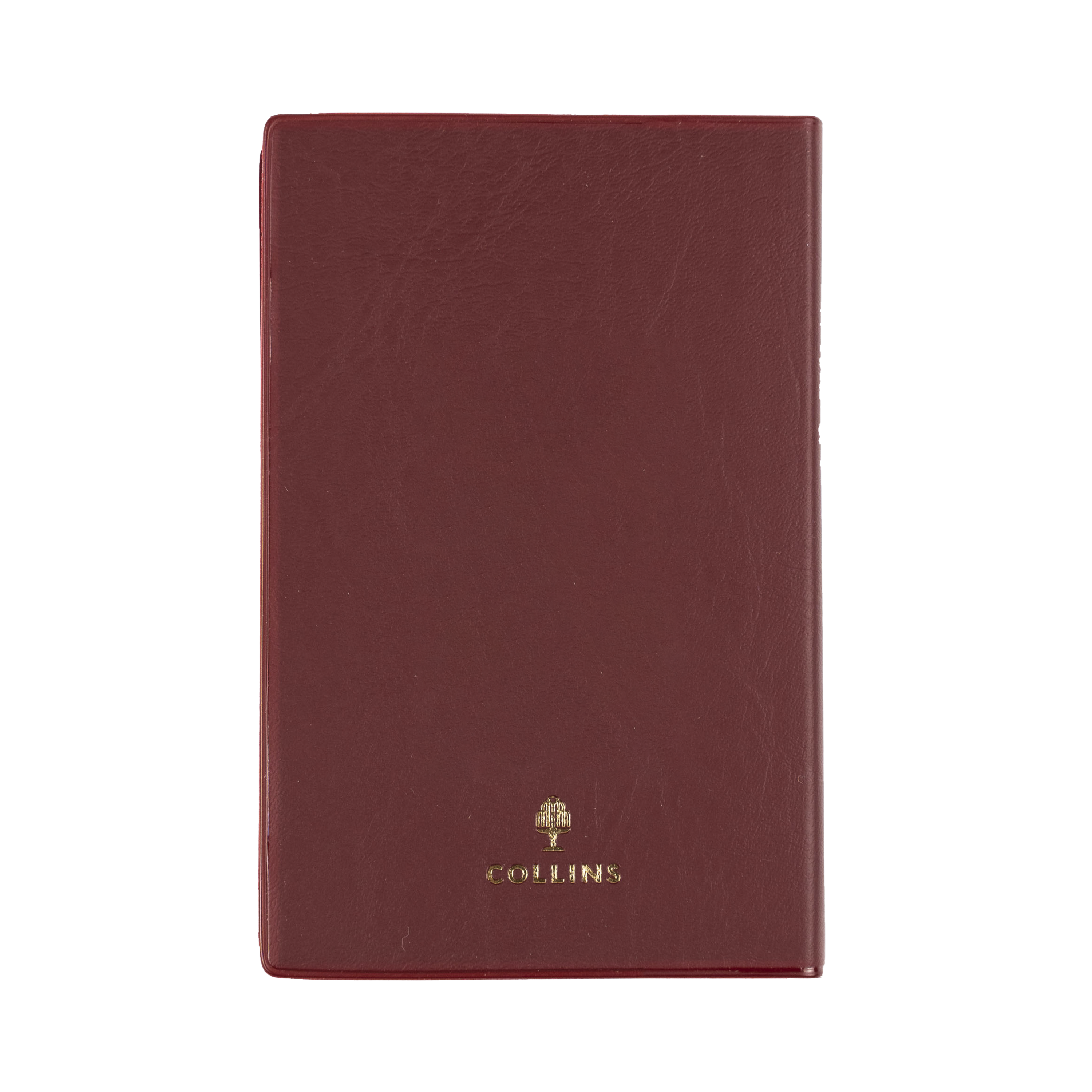 Collins Belmont 2027 B7R pocket week to view diary burgundy interior layout