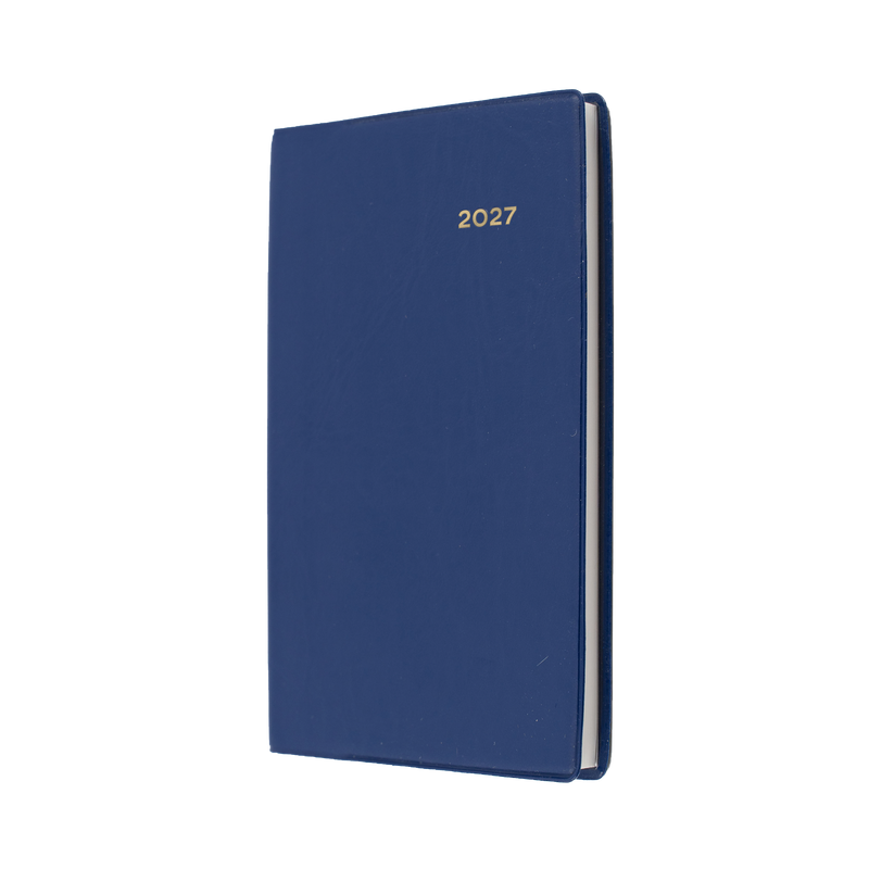 Collins Belmont 2027 B7R Pocket Week to View Diary Navy front cover