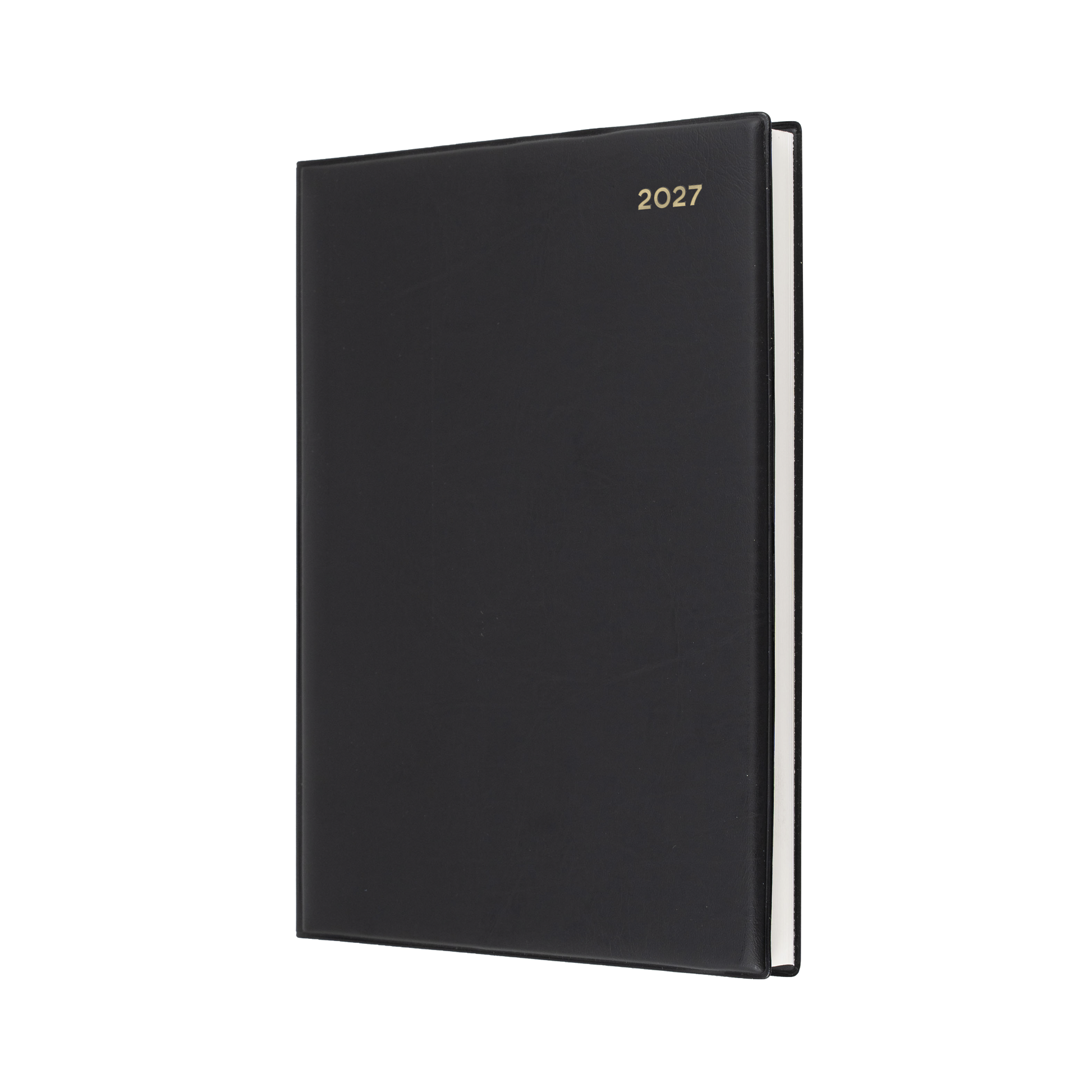 Collins Belmont Manager 2027 Day to a Page Diary Black front cover