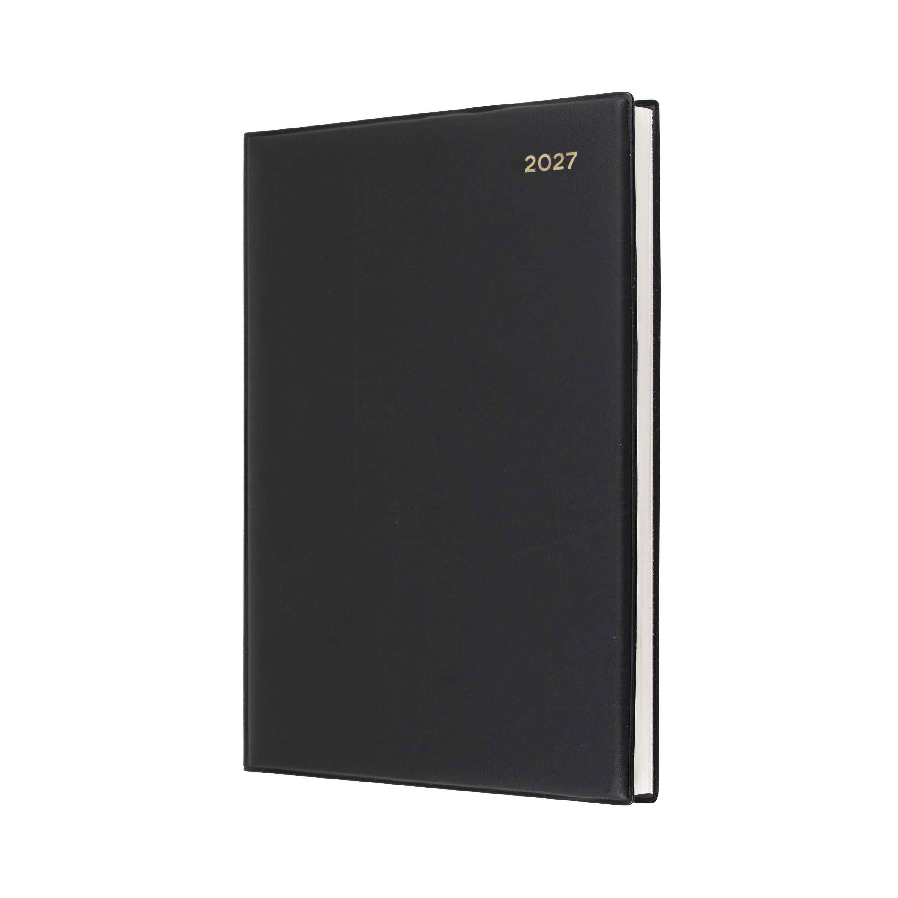Collins Belmont Manager 2027 Day to a Page Diary Black front cover