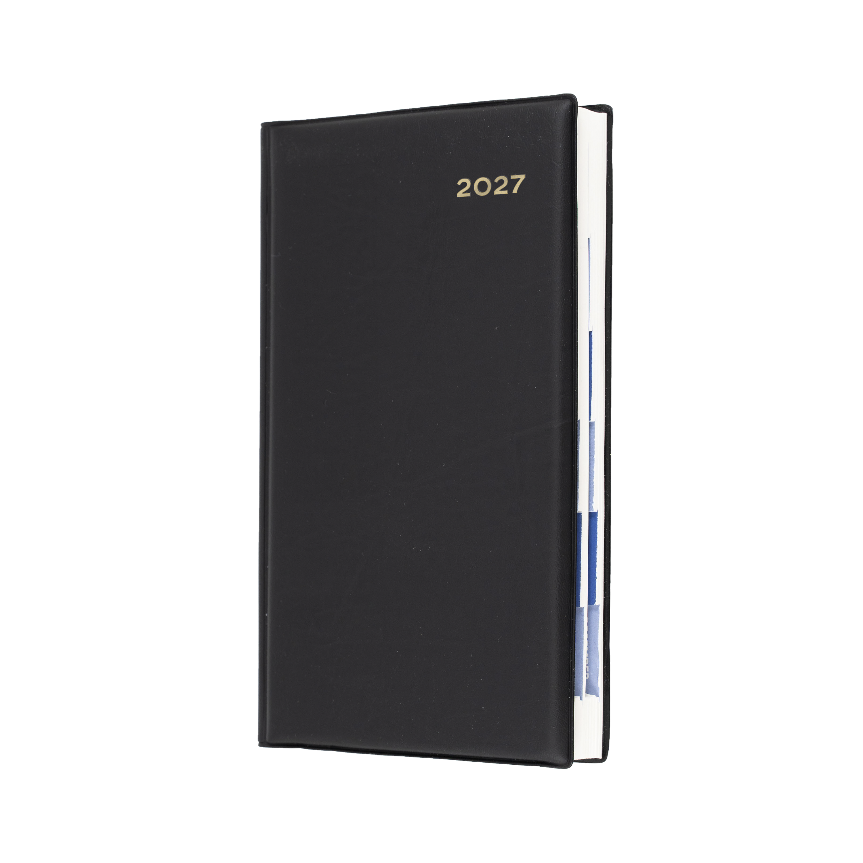 Collins Belmont Octavo 2027 Day to a Page Diary Black front cover