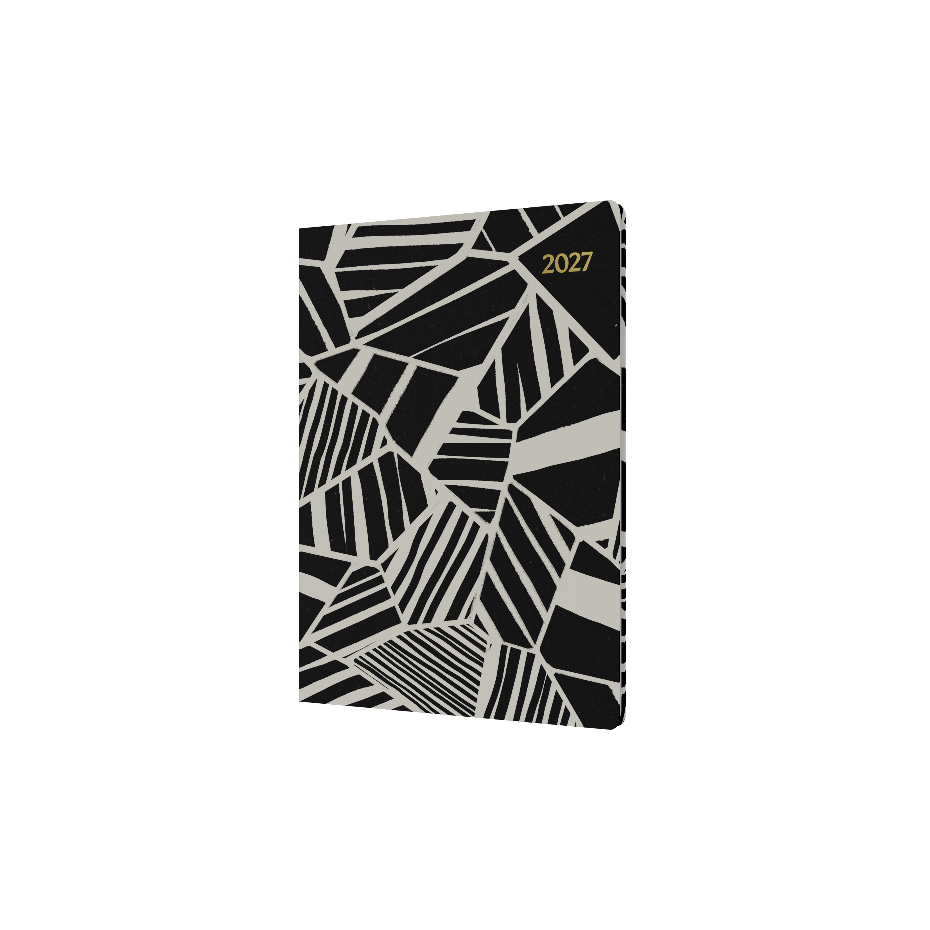 Bold Mono 2027 A5 Week to View Black front cover
